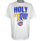 MLB (Hanes) - Chicago Cubs x McDonalds Holy McCow T-Shirt 1994 X-Large Vintage Retro Baseball