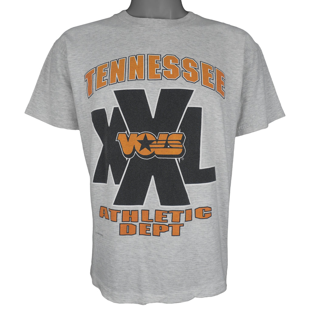 NCAA (Caribbean Dream)- Tennessee Volunteers XXL Single Stitch T-Shirt 1990s Large Vintage Retro