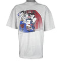 NHL (Bulletin Athletic) - Montreal Canadiens Cartoon Locker Room T-Shirt 1990s Large Vintage Retro Hockey