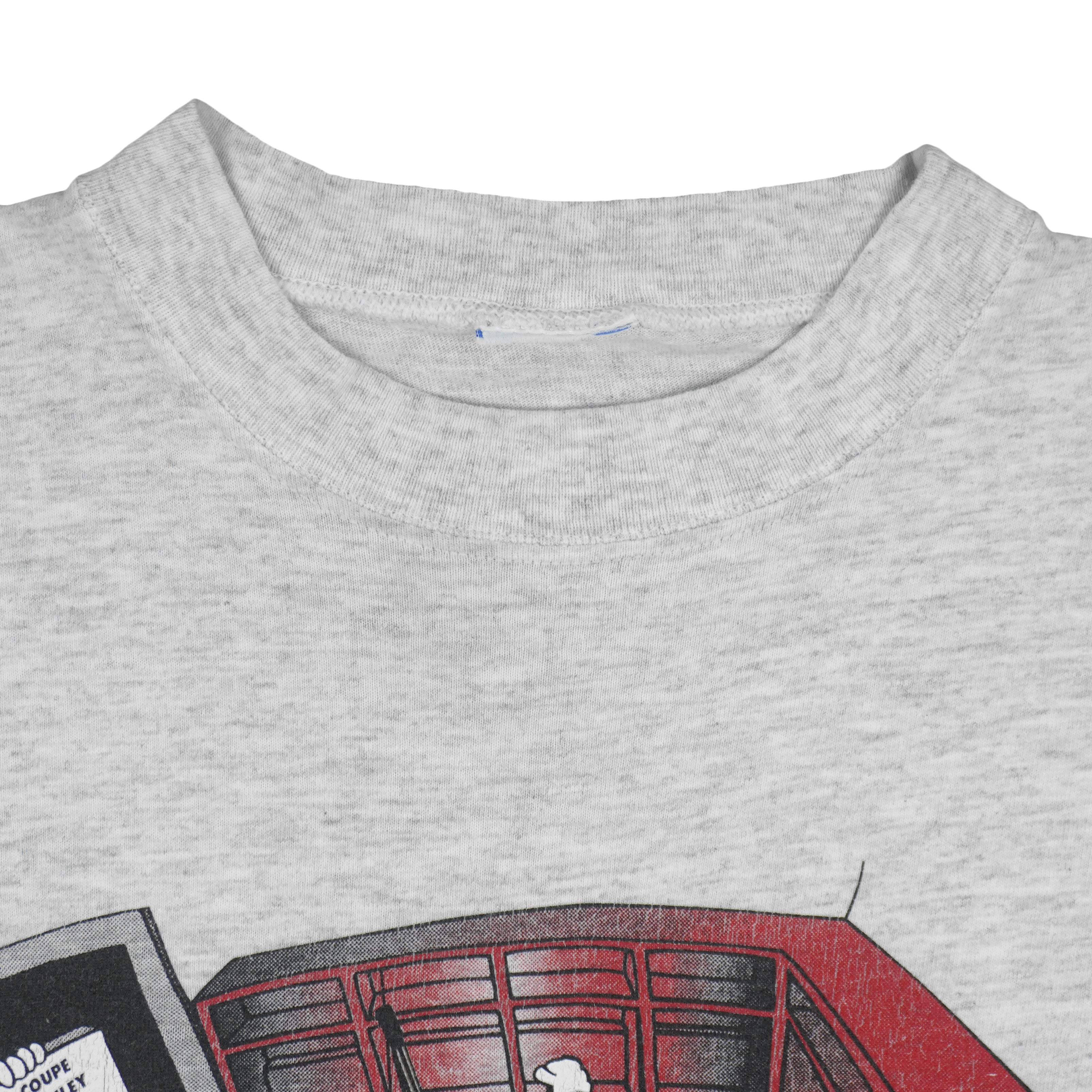 NHL (Bulletin Athletic) - Montreal Canadiens Cartoon Locker Room T-Shirt 1990s Large Vintage Retro Hockey