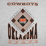 NCAA - Oklahoma State Cowboys Hooded T-Shirt 1990s Large Vintage Retro