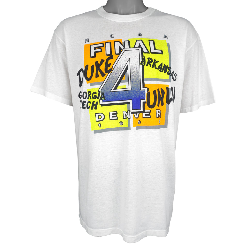 NCAA (Champion) - Basketball Final Four Champions Denver Colorado T-Shirt 1990 X-Large Vintage Retro