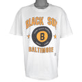 MLB (Anvil) - Baltimore Black Sox Single Stitch T-Shirt 1990s X-Large Vintage Retro Baseball