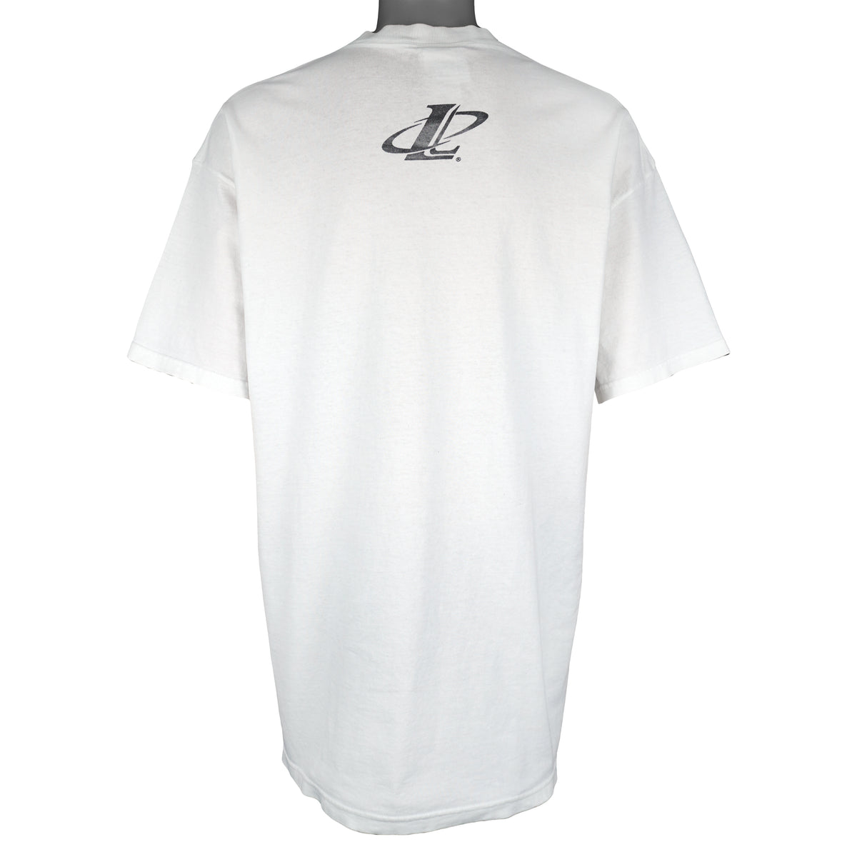 Vintage NFL (Logo Athletic) - New York Jets Play Football T-Shirt 1990s X-Large in white