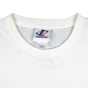 Vintage NFL (Logo Athletic) - New York Jets Play Football T-Shirt 1990s X-Large in white