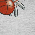 NBA (Nutmeg) - Grey Charlotte Hornets Breakout T-Shirt 1990s Large Vintage Retro Basketball