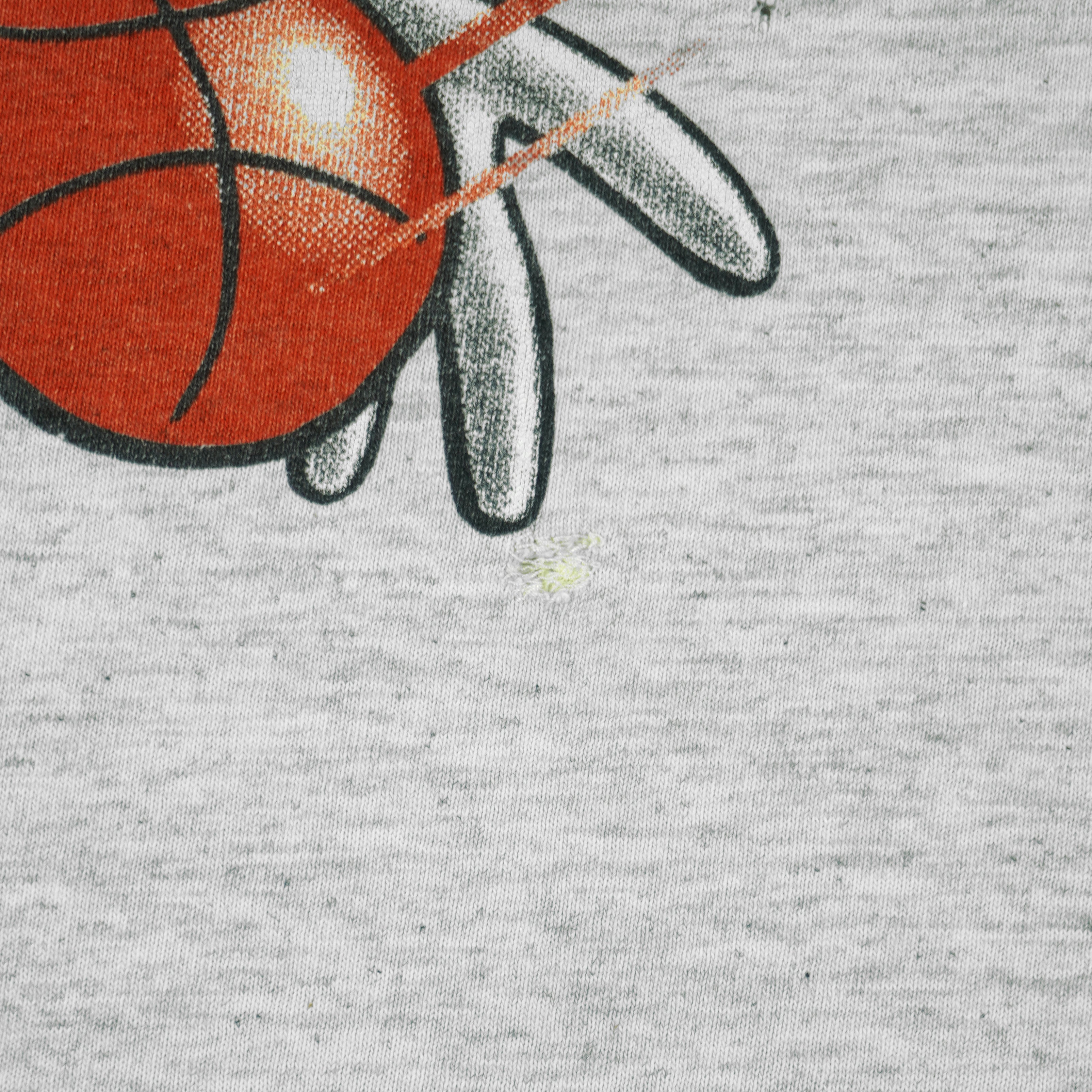 NBA (Nutmeg) - Grey Charlotte Hornets Breakout T-Shirt 1990s Large Vintage Retro Basketball