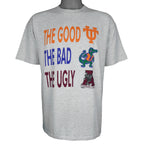NCAA (Calcru) - The Good, The Bad, The Ugly College Rivalry T-Shirt 1990s Large Vintage Retro