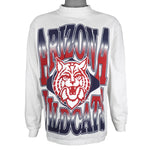 NCAA (Red Oak) - Arizona Wildcats Crew Neck Sweatshirt 1990s Large Vintage Retro