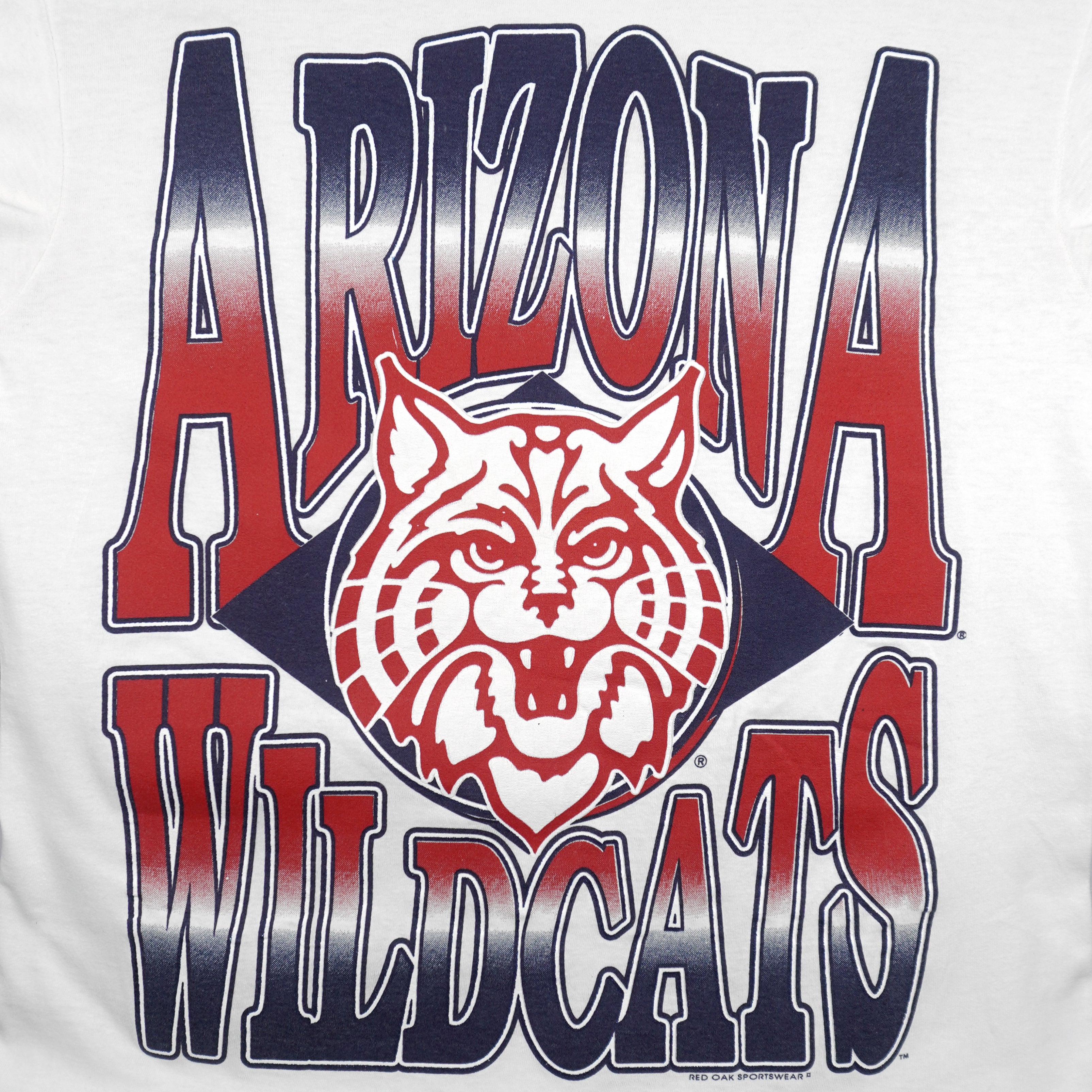 NCAA (Red Oak) - Arizona Wildcats Crew Neck Sweatshirt 1990s Large Vintage Retro