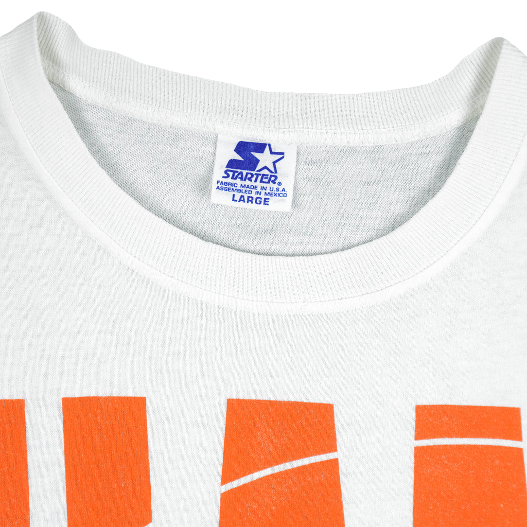 Starter (NFL) - Miami Dolphins Single Stitch T-Shirt 1996 Large Vintage Retro Football