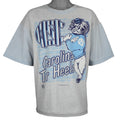 NCAA - Grey & Blue North Carolina Tar Heels T-Shirt 1993 X-Large Vintage Retro