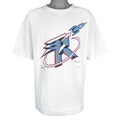 NBA (Logo Athletic) - Houston Rockets Single Stitch T-Shirt 1995 Large Vintage Retro Basketball