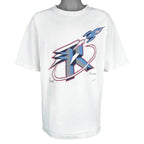 NBA (Logo Athletic) - Houston Rockets Single Stitch T-Shirt 1995 Large Vintage Retro Basketball
