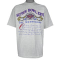 NFL (Nutmeg) - Super Bowl XXVI, The Metrodome Twin Cities T-Shirt 1992 X-Large Vintage Retro Football