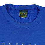 NHL (Home Team) - Buffalo Sabres Crew Neck Sweatshirt 1990s X-Large Vintage Retro Hockey