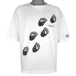 Vintage (WWP) - Giant Panda Animal Print T-Shirt 1990s Large Vintage Retro