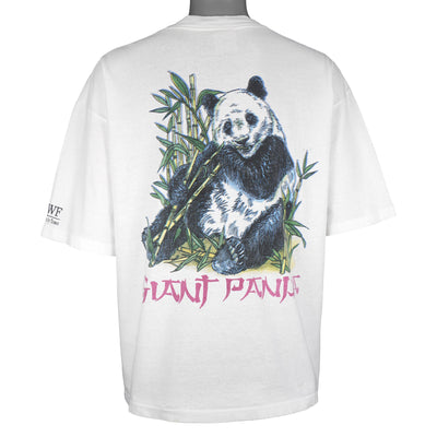 Vintage (WWP) - Giant Panda Animal Print T-Shirt 1990s Large