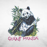 Vintage (WWP) - Giant Panda Animal Print T-Shirt 1990s Large Vintage Retro