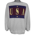 Vintage (Lee) - USA Big Spell-Out Crew Neck Sweatshirt 1990s X-Large Vintage Retro