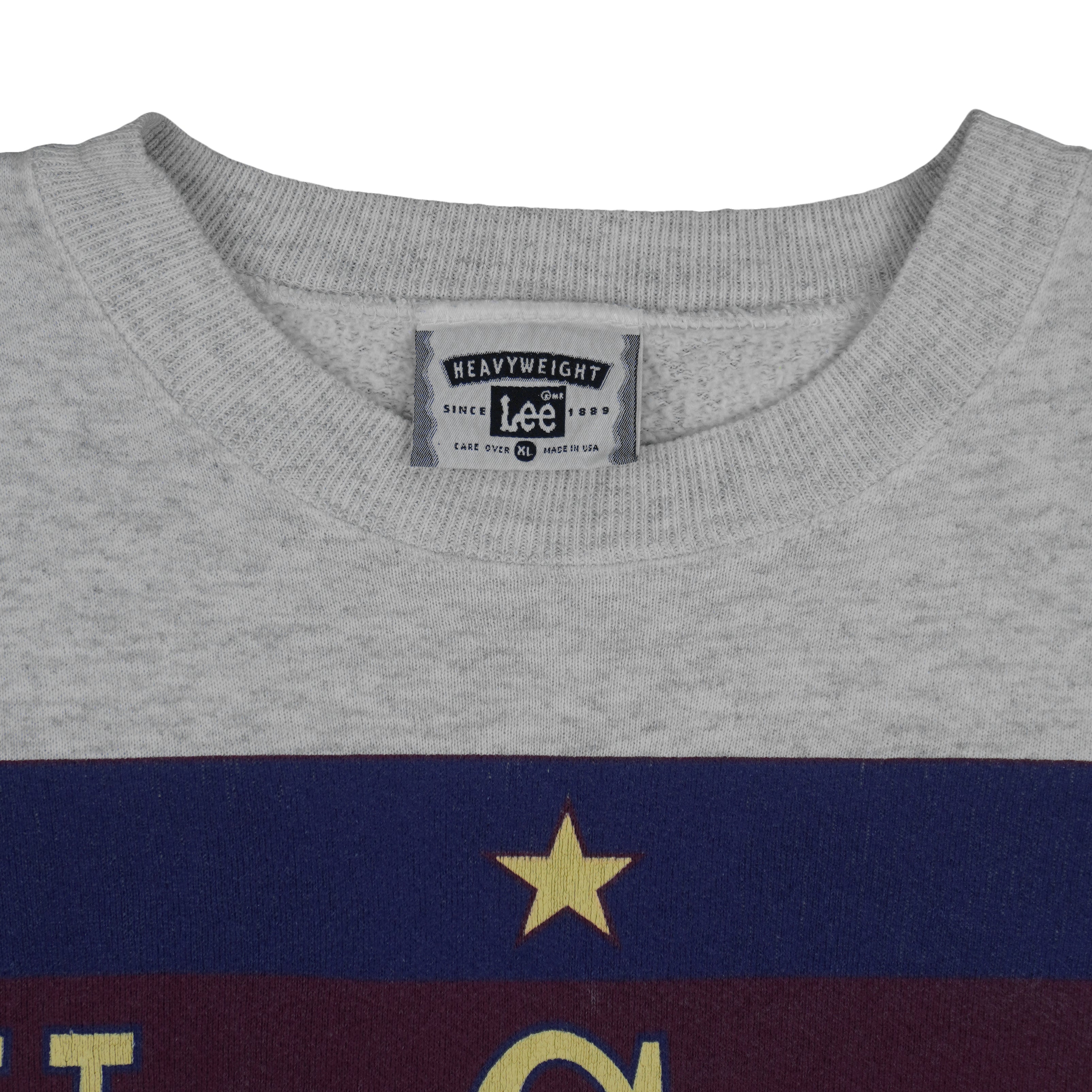 Vintage (Lee) - USA Big Spell-Out Crew Neck Sweatshirt 1990s X-Large Vintage Retro