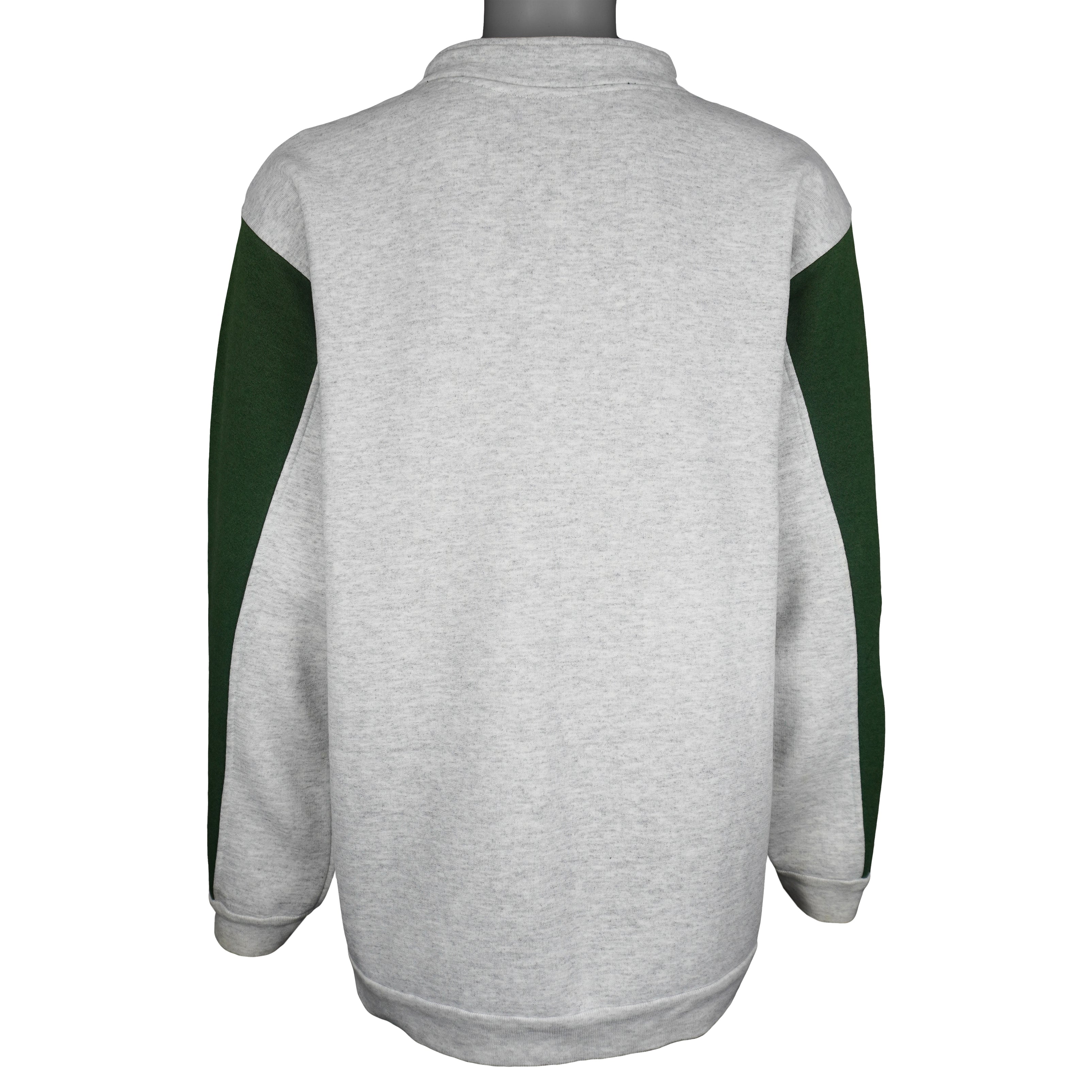 Vintage (Basix) - New Orleans French Quarter 1/4 Zip Sweatshirt 1990s X-Large Vintage Retro