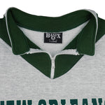 Vintage (Basix) - New Orleans French Quarter 1/4 Zip Sweatshirt 1990s X-Large Vintage Retro