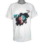 Reebok - Rap Around Single Stitch T-Shirt 1990s X-Large Vintage Retro