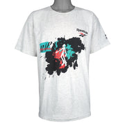 Reebok - Rap Around Single Stitch T-Shirt 1990s X-Large Vintage Retro