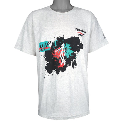 Reebok - Rap Around Single Stitch T-Shirt 1990s X-Large