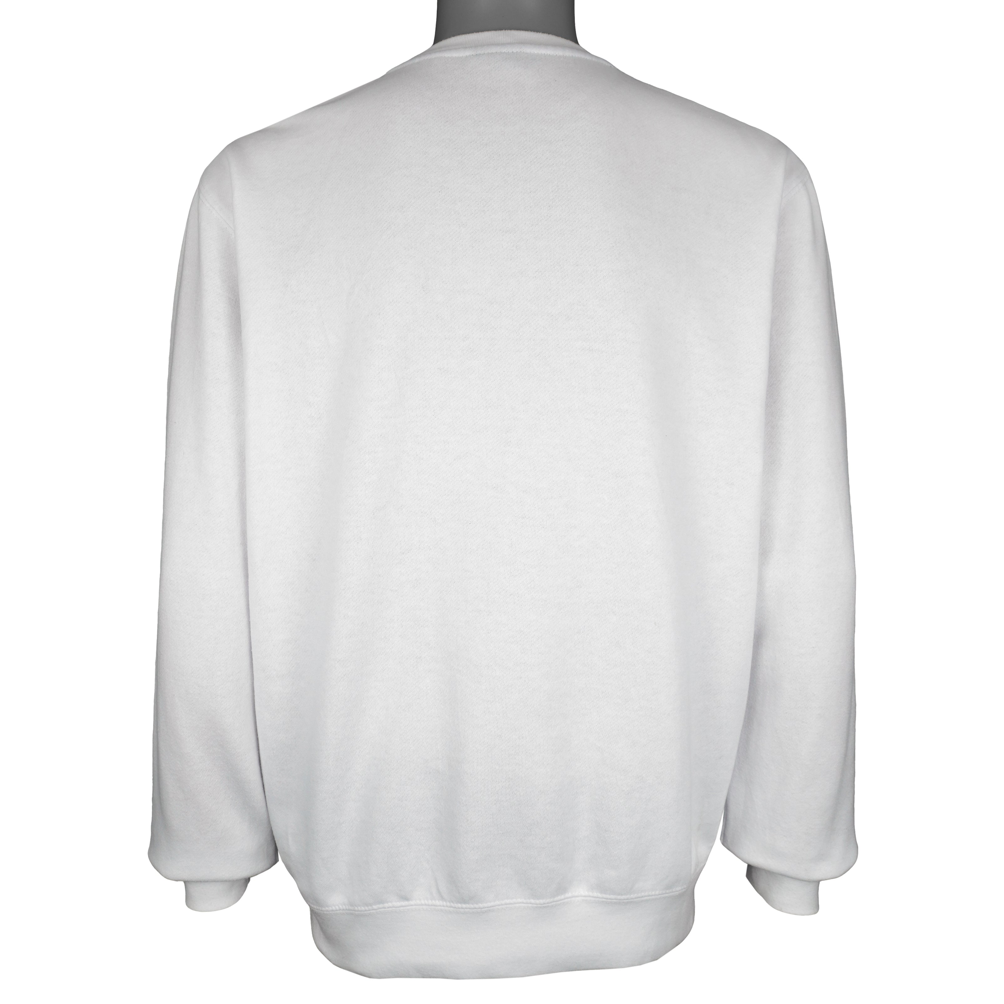 NCAA (Colosseum) - Kansas Jayhawks Crew Neck Sweatshirt 1990s Medium Vintage Retro