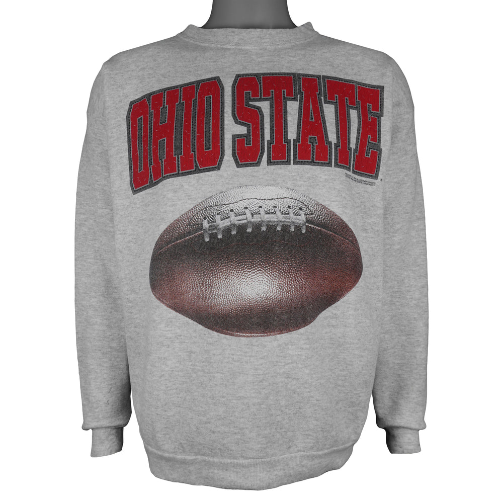 NCAA (Tultex) - Ohio State Buckeyes Crew Neck Sweatshirt 1990s X-Large Vintage Retro