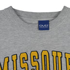 NCAA (OVB) - Missouri Tigers Embroidered Crew Neck Sweatshirt 1990s Large Vintage Retro
