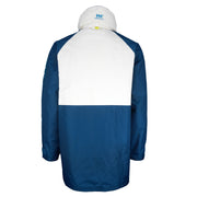 Helly Hansen - Blue & White Big Logo Jacket 1990s X-Large Vintage Retro