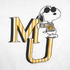 NCAA - Missouri Tigers X Snoopy Single Stitch T-Shirt 1990s Vintage Retro