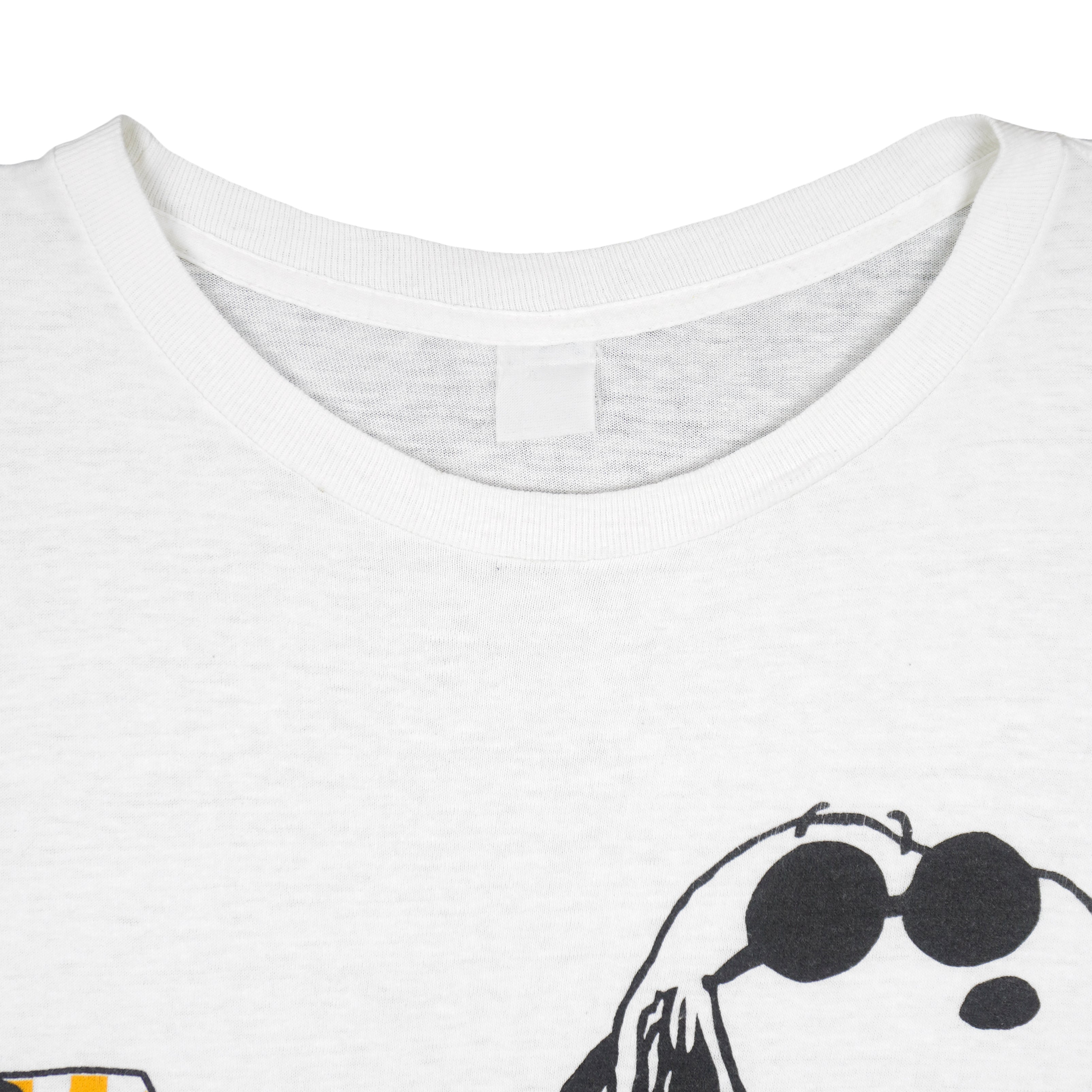 NCAA - Missouri Tigers X Snoopy Single Stitch T-Shirt 1990s Vintage Retro