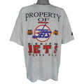 NHL (Softwear) - Property Of Winnipeg Jets Single Stitch T-Shirt 1992 X-Large Vintage Retro Hockey