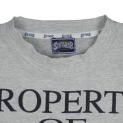 NHL (Softwear) - Property Of Winnipeg Jets Single Stitch T-Shirt 1992 X-Large Vintage Retro Hockey