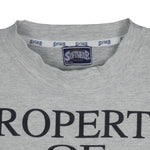 NHL (Softwear) - Property Of Winnipeg Jets Single Stitch T-Shirt 1992 X-Large Vintage Retro Hockey