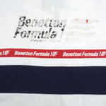 NASCAR - Benetton Formula 1 Racing Team Hooded Jacket 1990s Large Vintage Retro