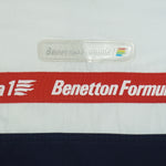 NASCAR - Benetton Formula 1 Racing Team Hooded Jacket 1990s Large Vintage Retro