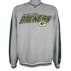 NFL (Lee) - Green Bay Packers Embroidered Crew Neck Sweatshirt 1990s X-Large Vintage Retro Football