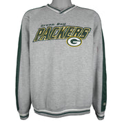 NFL (Lee) - Green Bay Packers Embroidered Crew Neck Sweatshirt 1990s X-Large Vintage Retro Football