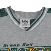 NFL (Lee) - Green Bay Packers Embroidered Crew Neck Sweatshirt 1990s X-Large Vintage Retro Football