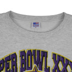 NFL (American Knitwear) - Broncos VS Packers Super Bowl Sweatshirt 1998 X-Large Vintage Retro Football