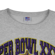 NFL (American Knitwear) - Broncos VS Packers Super Bowl Sweatshirt 1998 X-Large Vintage Retro Football