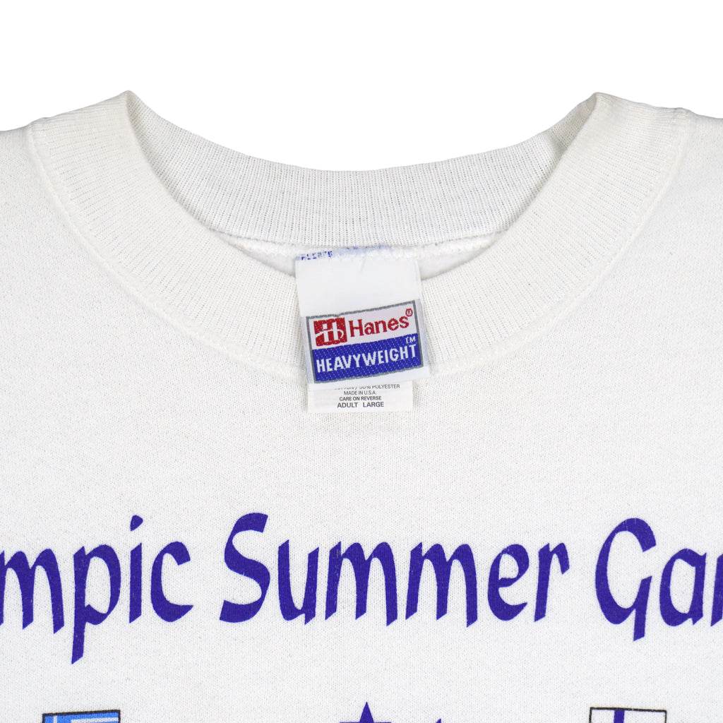 Vintage (Hanes) - Olympic Summer Games Atlanta Crew Neck Sweatshirt 1996 Large Vintage Retro