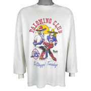 NHL (Woody Sports) - Winnipeg Jets Palomino Club Crew Neck Sweatshirt 1990s Large Vintage Retro Hockey