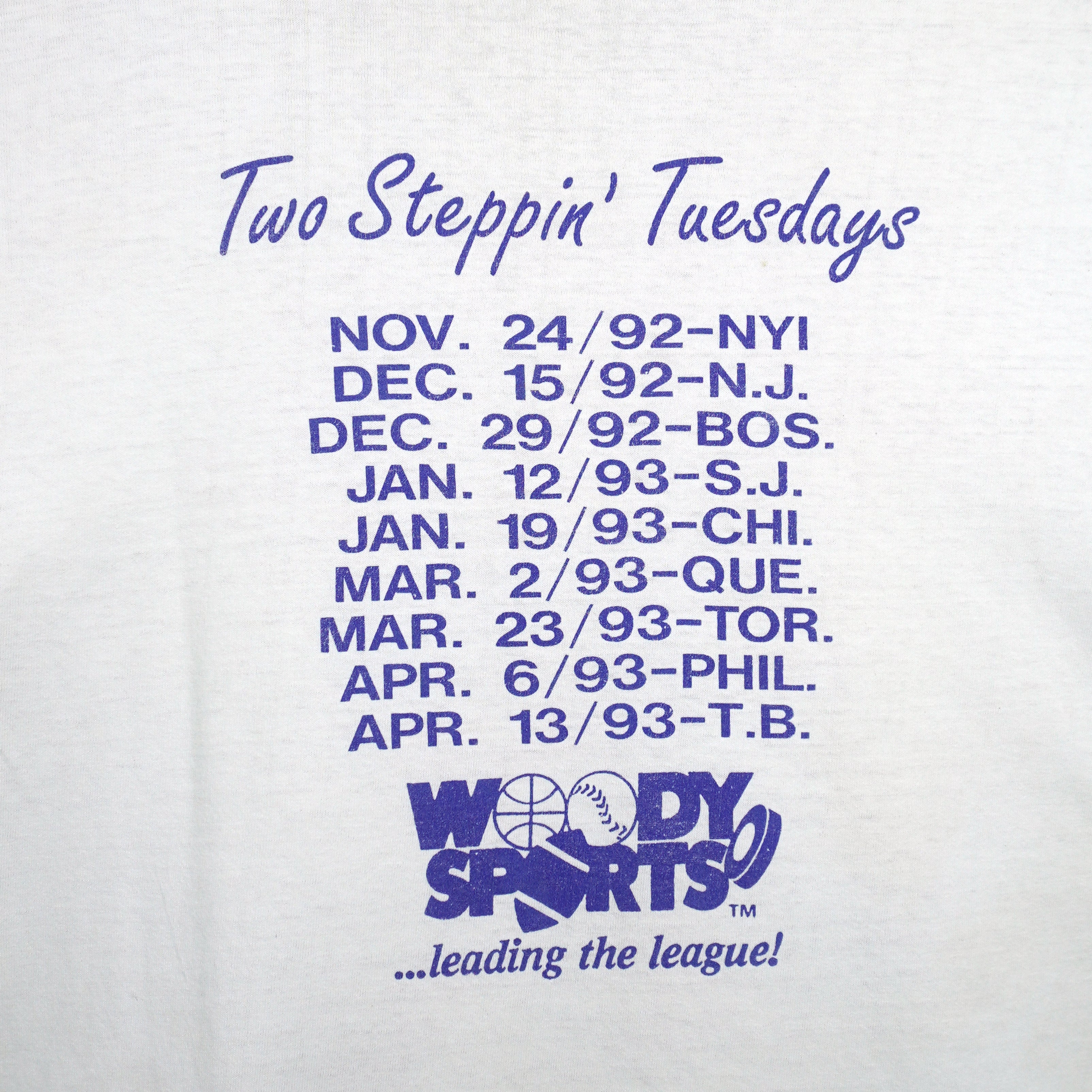 NHL (Woody Sports) - Winnipeg Jets Palomino Club Crew Neck Sweatshirt 1990s Large Vintage Retro Hockey