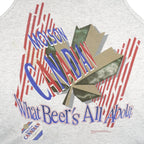 Vintage - Molson Canadian What Beer's All About Sleeveless Shirt 1990s Vintage Retro